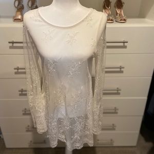 LF Lace Coverup Dress